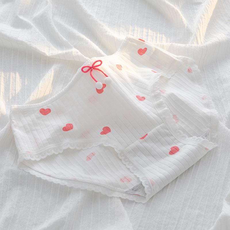 Cute Cartoon Fruit Cotton Girls Underwear Soft Breathable Animal Print Seamless Panties Women Strawberry Briefs Lingerie