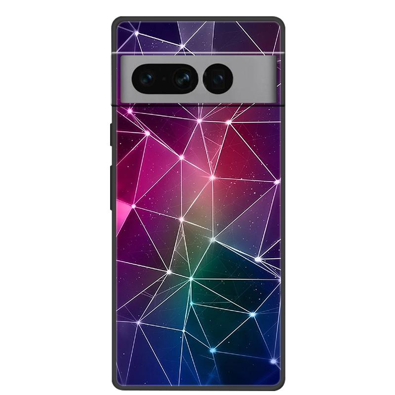 For Google Pixel 7 Pro Case Soft Black Silicone Bumper Butterfly Phone Cover for Googe Pixel7 7Pro Pixel7Pro Cases Fundas Coque