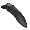 Black Motorcycle Front Area Mud Guard, Polypropylene Curved Body Piece with 510Mm/20.08in Length for IN 10 Wet Road Grime Control and Upkeep