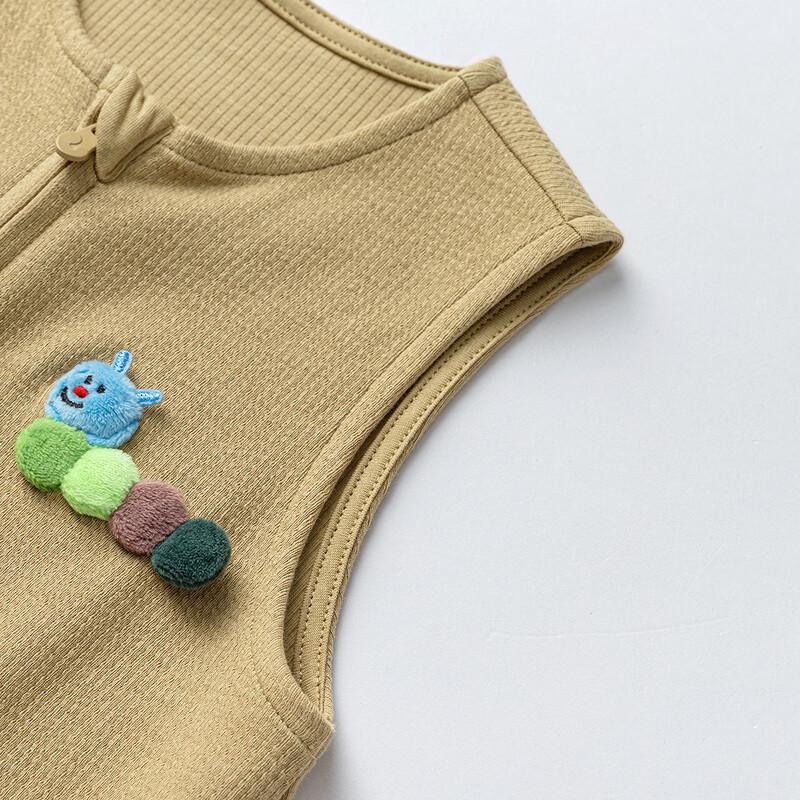 Minibala Baby Unisex Cotton Stretch Sleeveless Romper