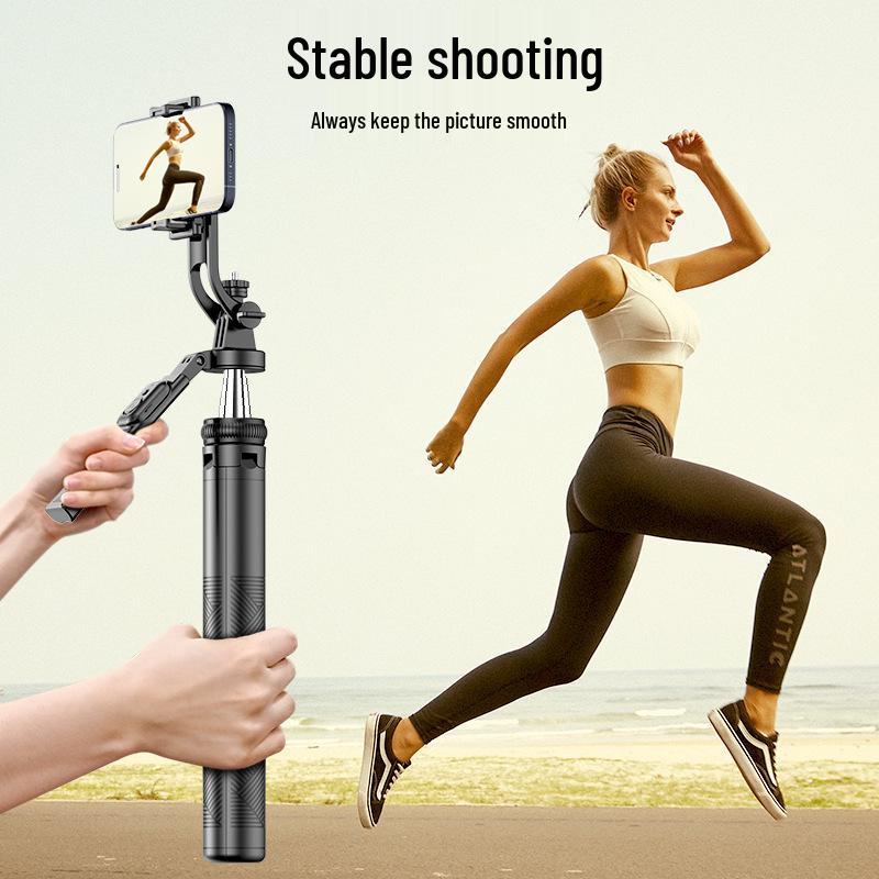 Bluetooth Selfie-Stick mit Bodenstativ für Live-Übertragung und Fotografie