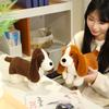 35cm Adorable Dachshund Plush Toy Soft Lifelike Standing Cartoon Dog Funny Room/Desktop Decor Kid Gift