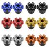 1 Pair Universal Motorcycle Aluminum Anti-fall Shock Absorption CNC Front Fork Cup Modification Tool Anti-collision Bumper