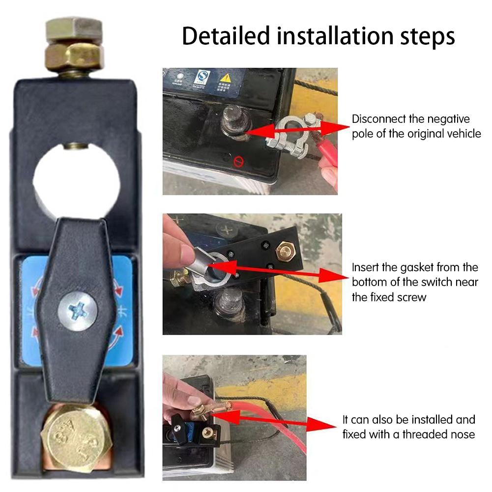 12/24V Car Battery Disconnect Switch,Smart Car Battery Disconnect Switch,Quick Disconnect Battery Cut Off Switch For Car Truck
