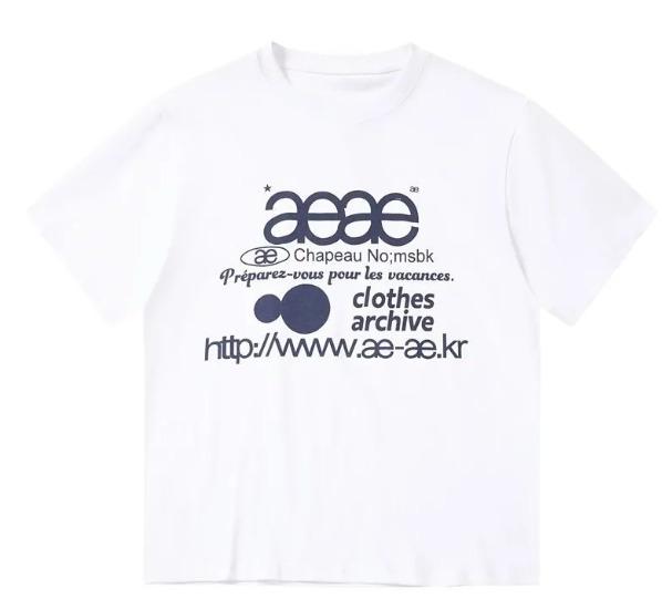 

Летняя Aeae Корейский Нишевый Трендовый Бренд Spice Girl Универсальная Повседневная Свободная Футболка с Коротким Рукавом с Принтом Букв Модная Универсальная 4XL