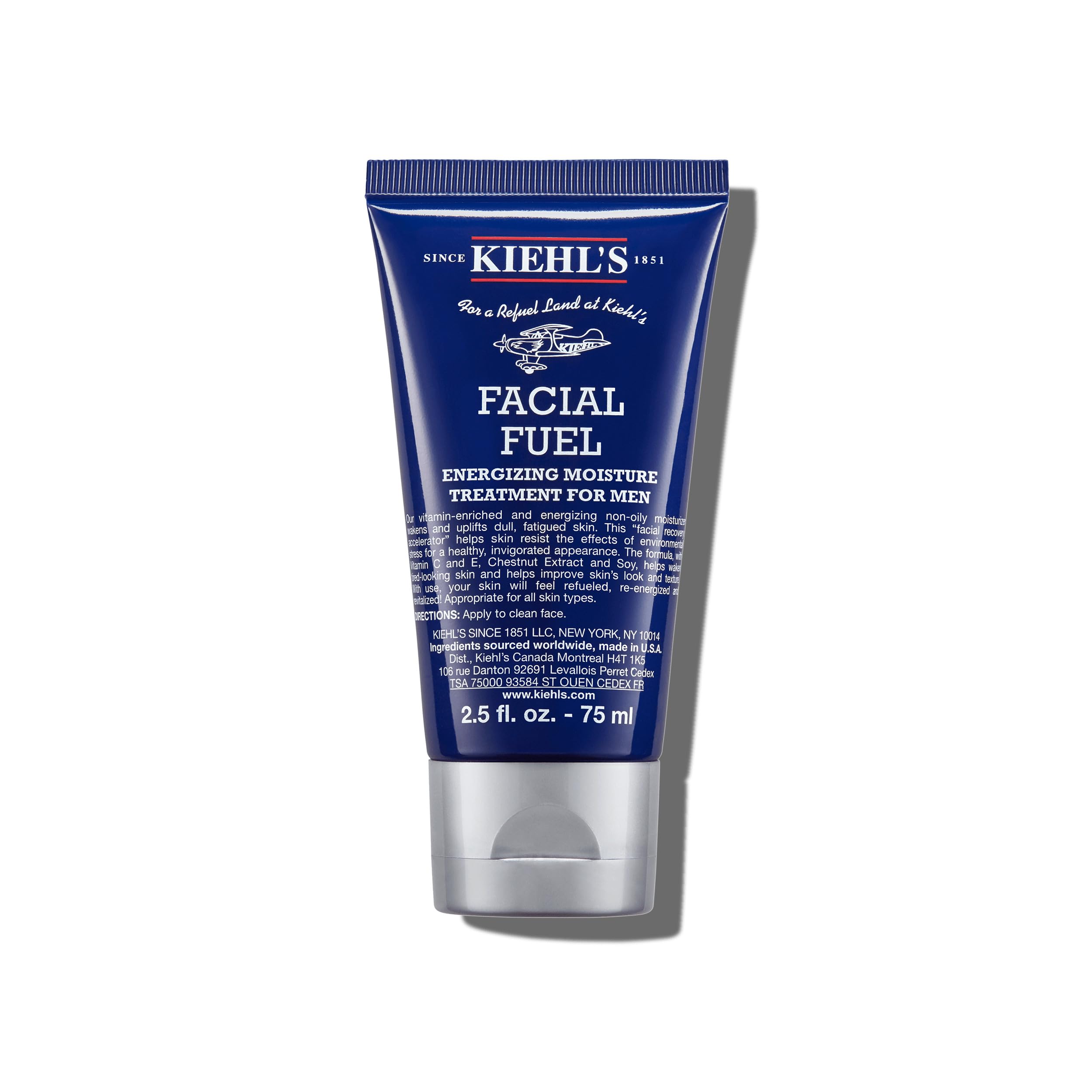 

Facial Fuel Moisturizer for Moisturizing Gift for Men Kiehl s Men, 75mL, Emulsion, Authentic,