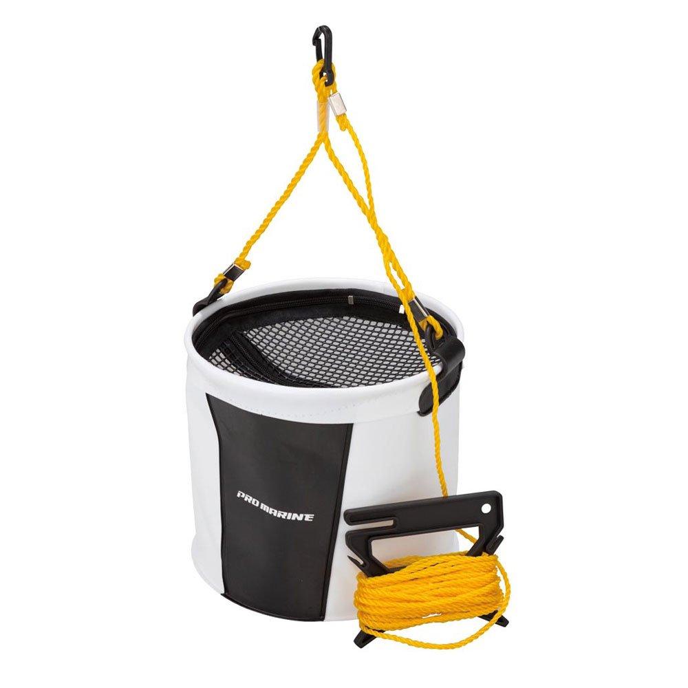 

PRO MARINE EVA Hyper Mesh Inverted Bucket DX Random Round, 24cm, Color, AEC050-24, Black/White