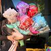 10Pcs Small Size Carnation Shaped Valentines Day Balloon Mini Rose Flower Balloons Mother's Day Baby Shower Party Decor