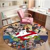 Ghostbusters Print Round Rug, Washable Floor Carpet, For Entryway Dorm Laundry Room Office Study, Home Decor Birthday Christmas Gift