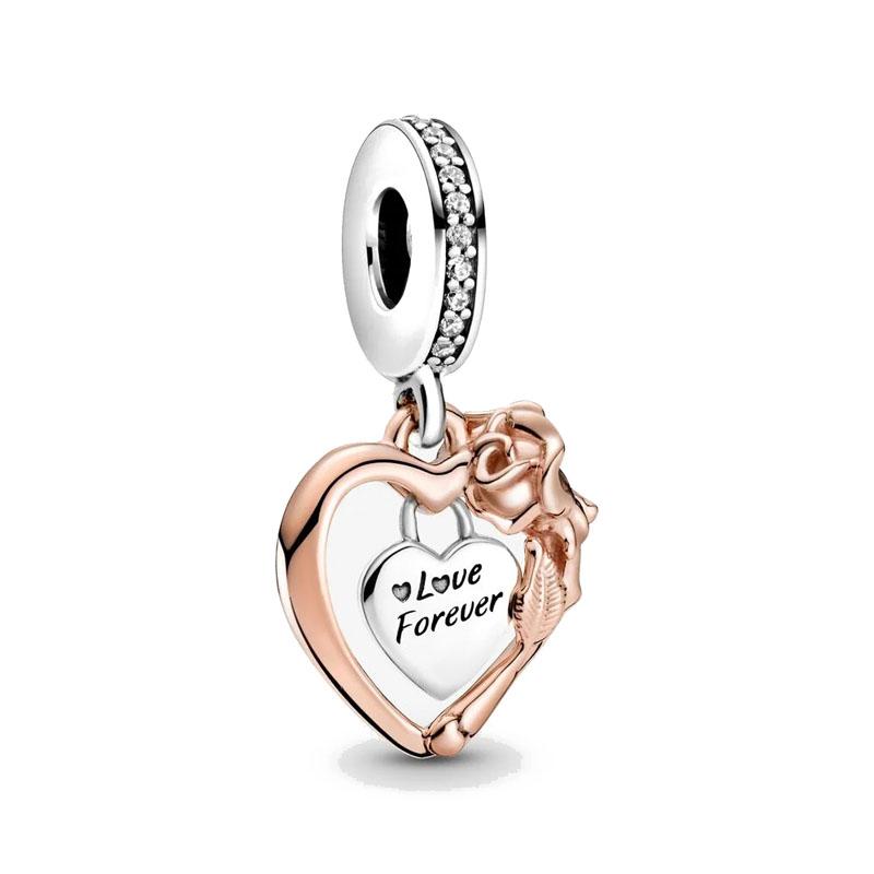 High-Grade Genuine Copper And Rose Gold Plated Sun Crown Pendat Suitable For Authentic Bracelet Style Trinket Necklace Piece Jewelry Creation