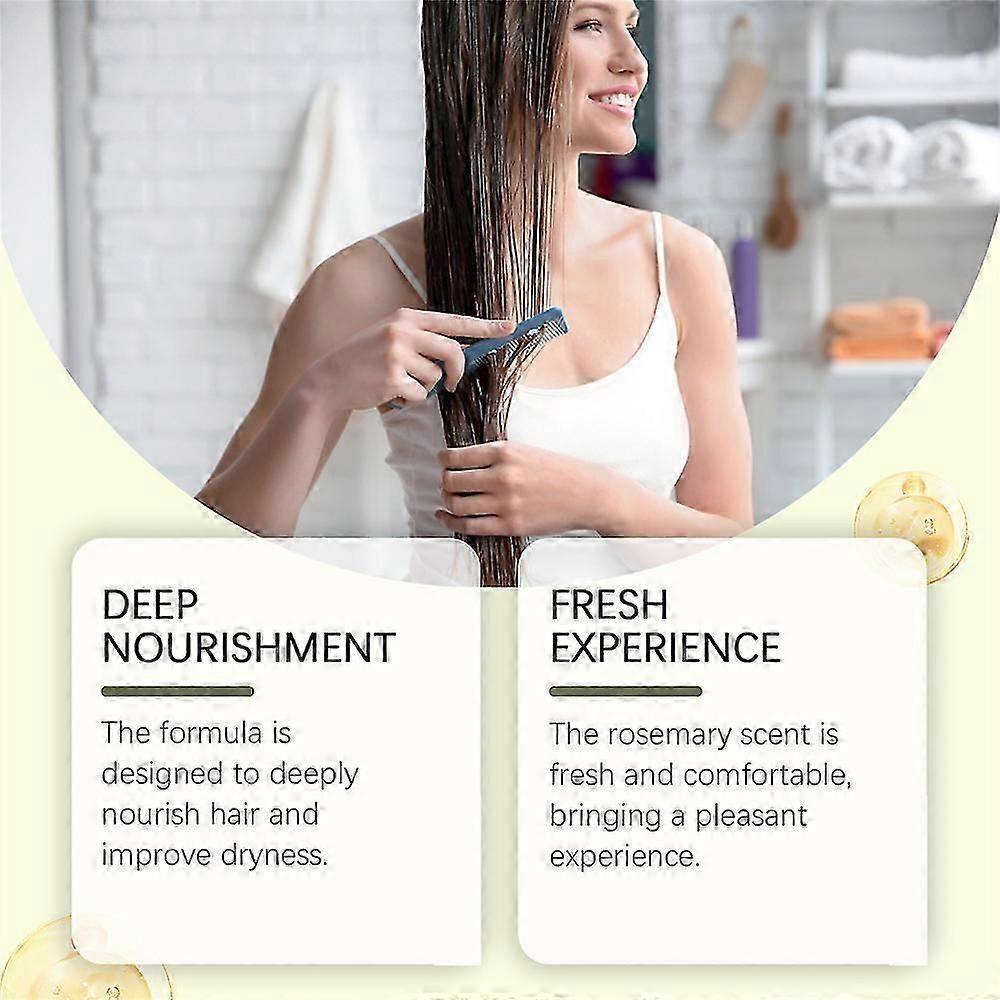 Hoegoa Rosemary Washing Set Anti-dandruff Control Shampoo Remaining Fragrance Moisturizing Conditioner Refreshing Hair Quality