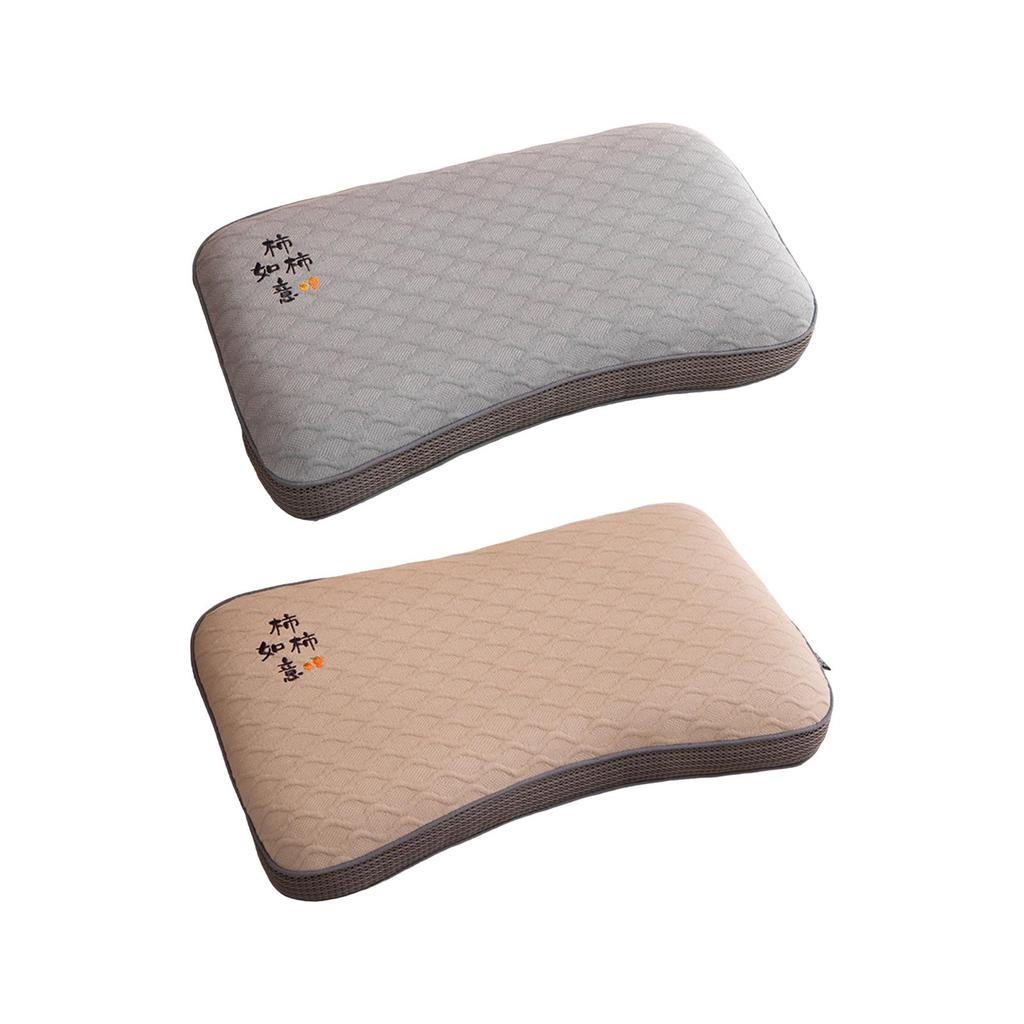 Buckwheat Pillow for Sleeping Neck Support Pillow Removable Pillow Case for Any Sleeping Positions Home Cervical Pillow