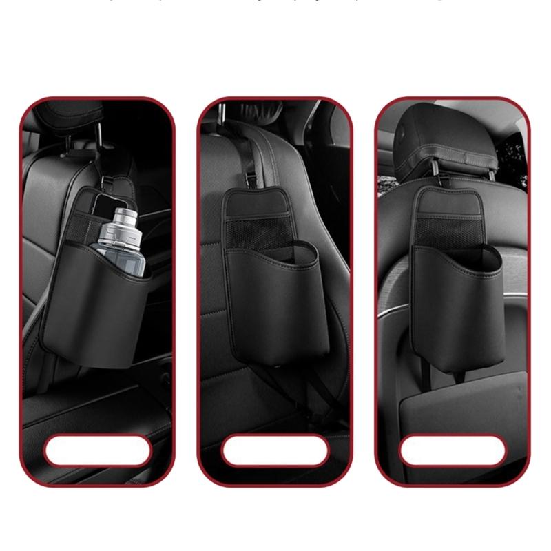 Praktická boční taška na sedadlo do auta Síťované organizéry Kapsa s více možnostmi úložného prostoru Vhodné pro každodenní použití ve vozidlech