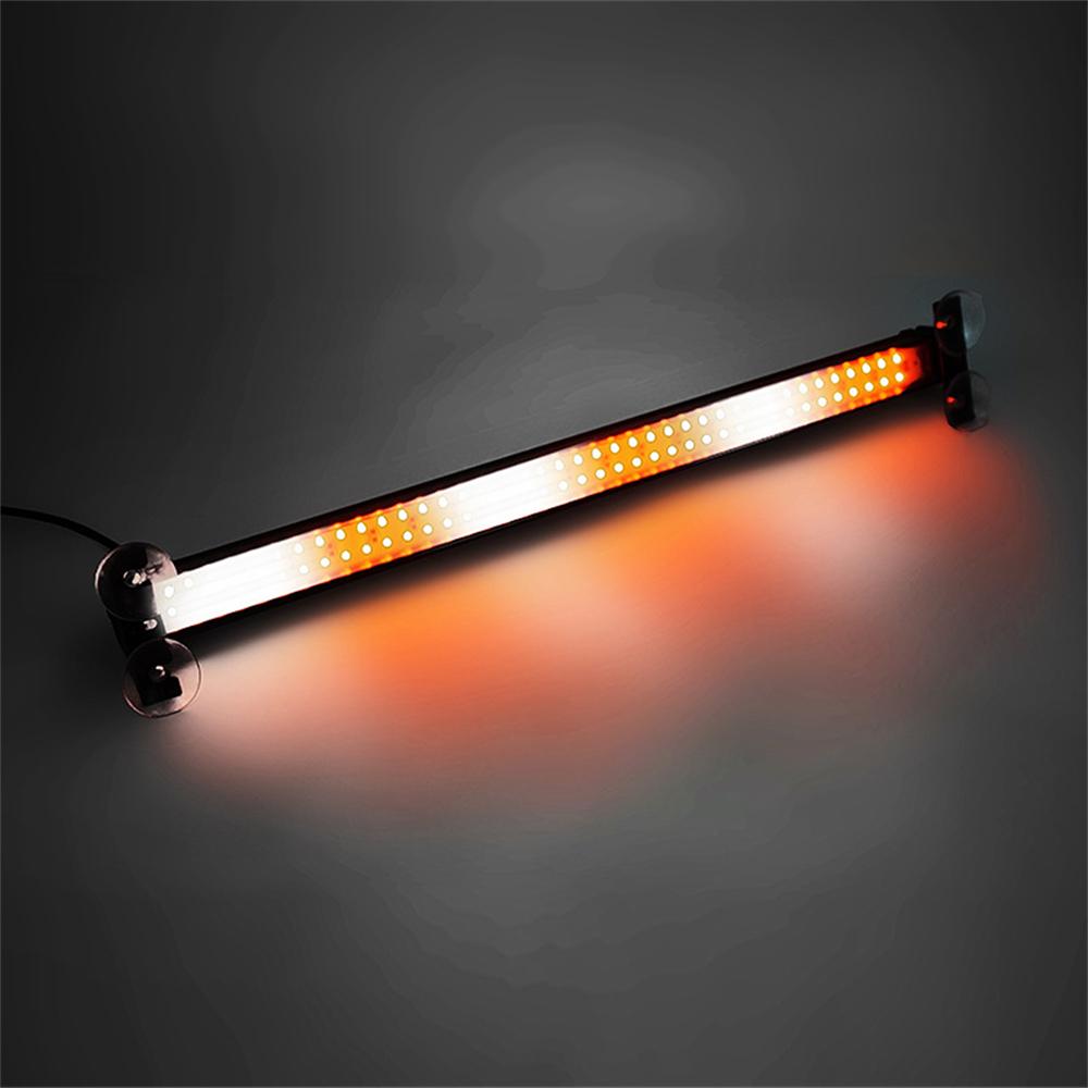 Led Warning Light Bar Police LED Lights Car Strobes 80 LED Front Windshield Roof Flash Light Strobe Emergency Lamp Bar 12V/24V