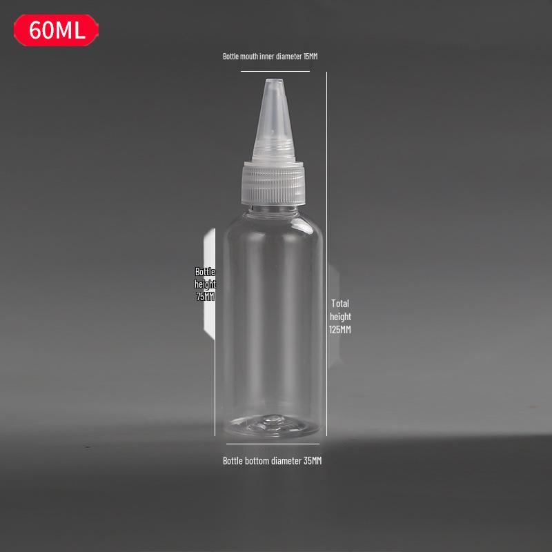 Spot 50-1000ml PET Transparent Plastic Squeeze Bottle