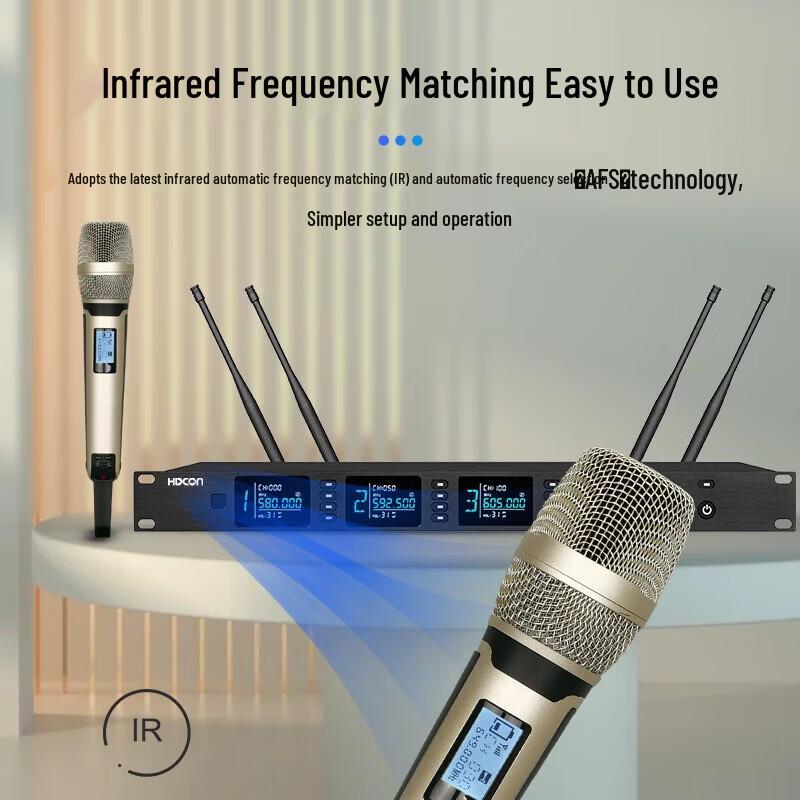 HDCON 1-to-4 Handheld Wireless Microphone System (CN version)