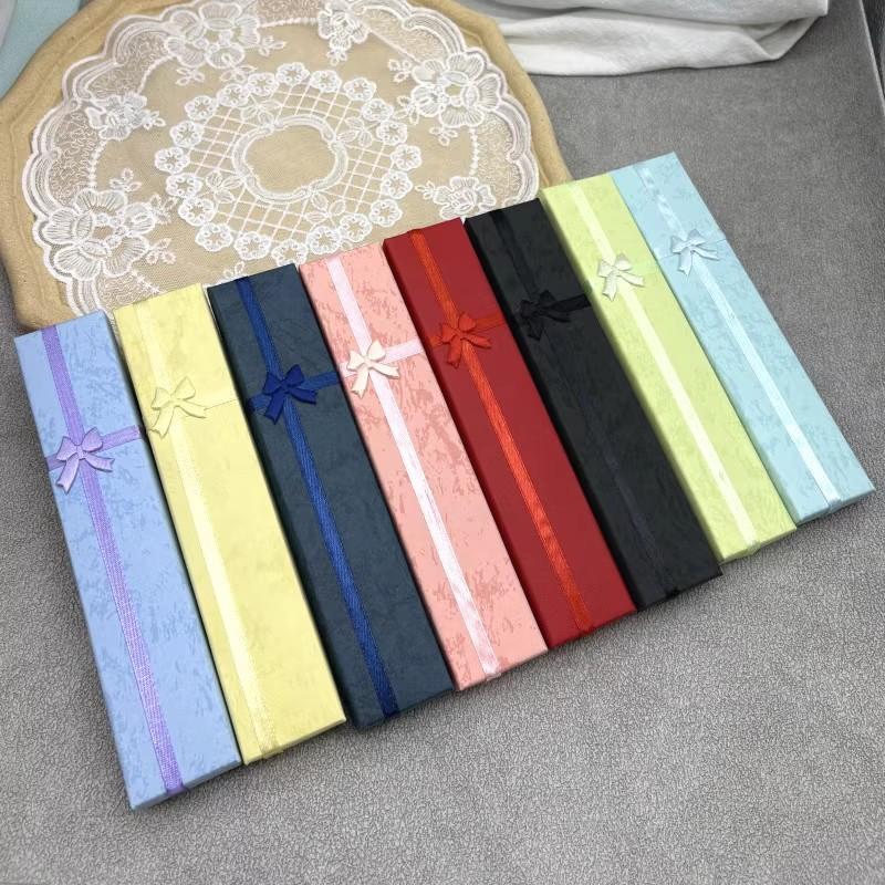 Gift Box Paperboard Box Long Box Necklace Box Jewelry Box