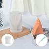 3D Triangular Candle Mold Epoxy Resin Casting Silicone Mold for Making Candle