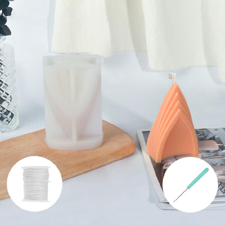 3D Triangular Candle Mold Epoxy Resin Casting Silicone Mold for Making Candle