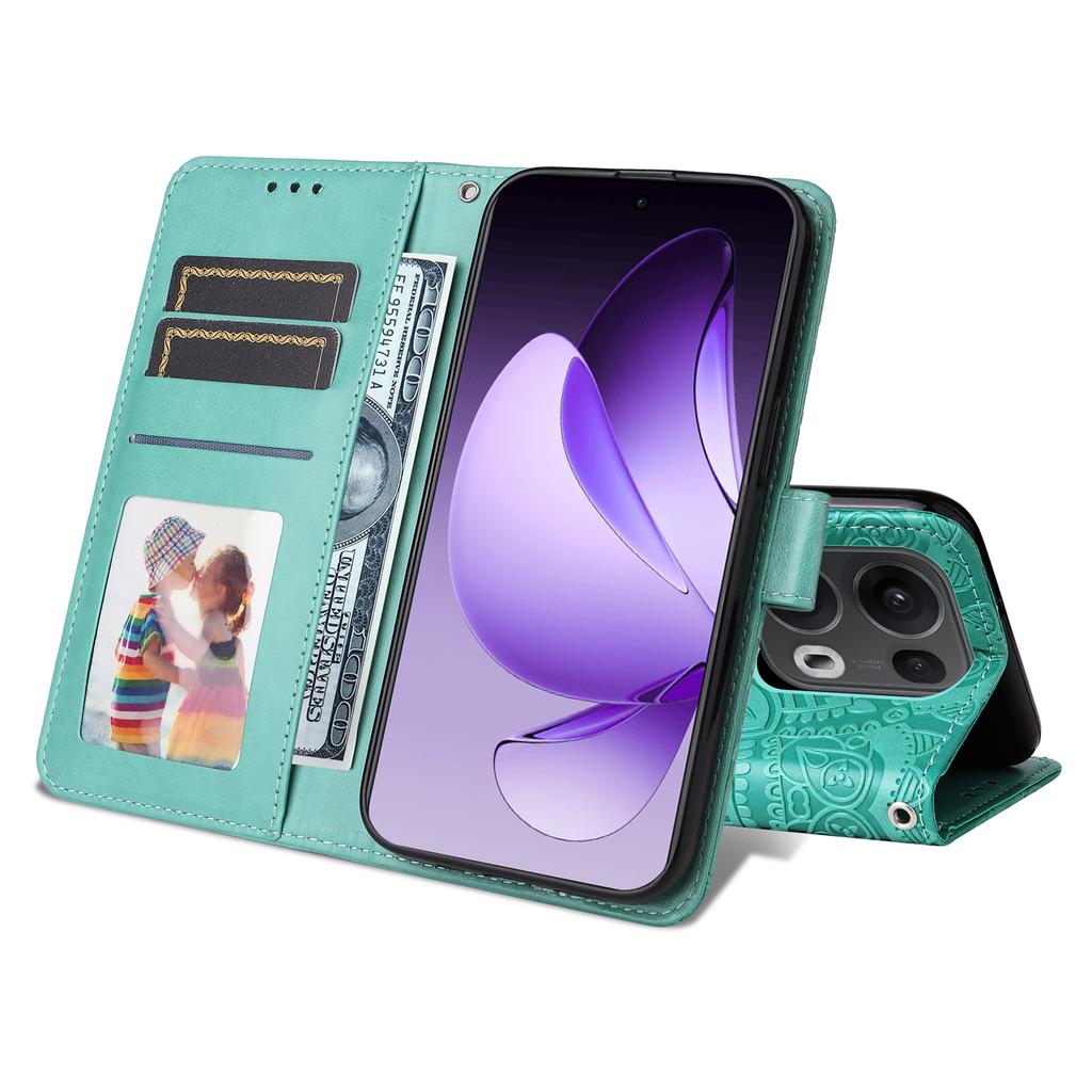 For Oppo Reno14 Pro 5G (China)/Oppo Reno13 Pro 5G/Oppo Reno14 Pro 5G (Global) Case Sunflower Imprint Leather Wallet Phone Cover