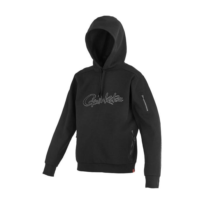 [Gamakatsu] Hooded Sweatshirt GM3755 Black x Black LL
