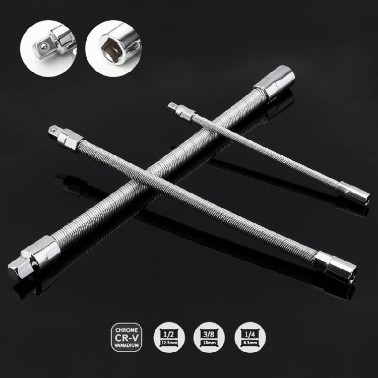3Pcs High Torques  Wrench Sleeve Set with Bendable Extension Rod Furniture Assembly Wrench for Various Repair Job