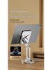 360° Dual-Fold Carbon Steel Phone & Tablet Stand for Multi-functional Use