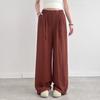 Tencel linen wide-leg pants women's summer thin new high-waisted straight loose casual mopping pants