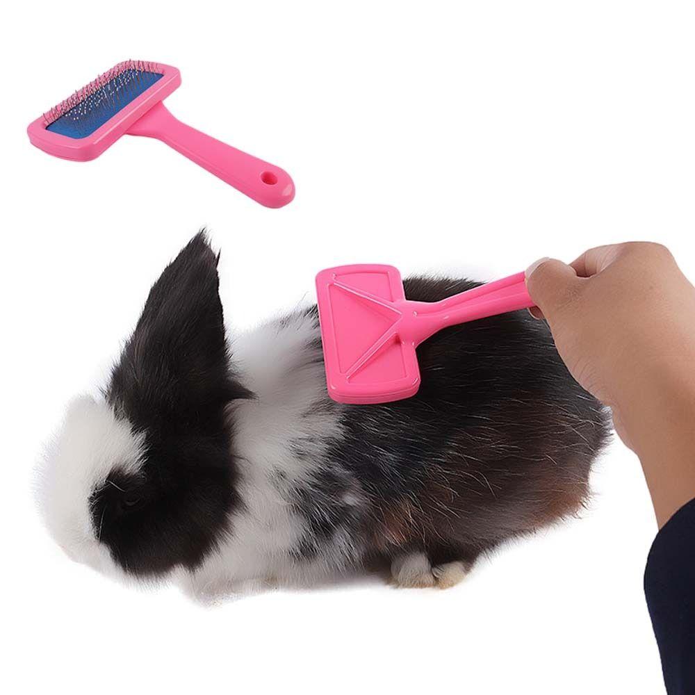 

Grooming Tool Hairs Grooming And Care Dog Grooming Trimmer Cat Brushes Pet Needle Comb Pet Supplies розовый