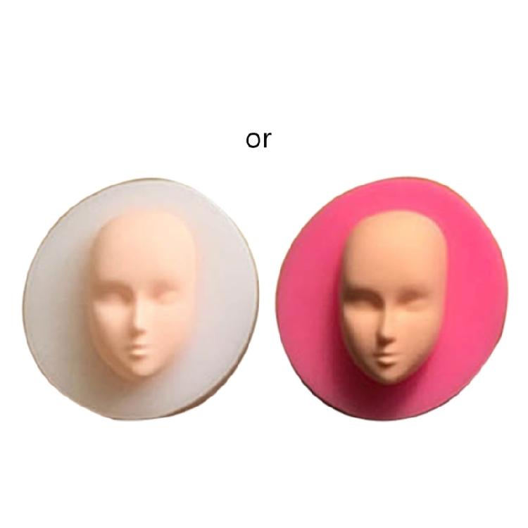 Dolls Head Face Mould, Silicone Baby Head Molds, Baby Shower Fondant Cake Mould