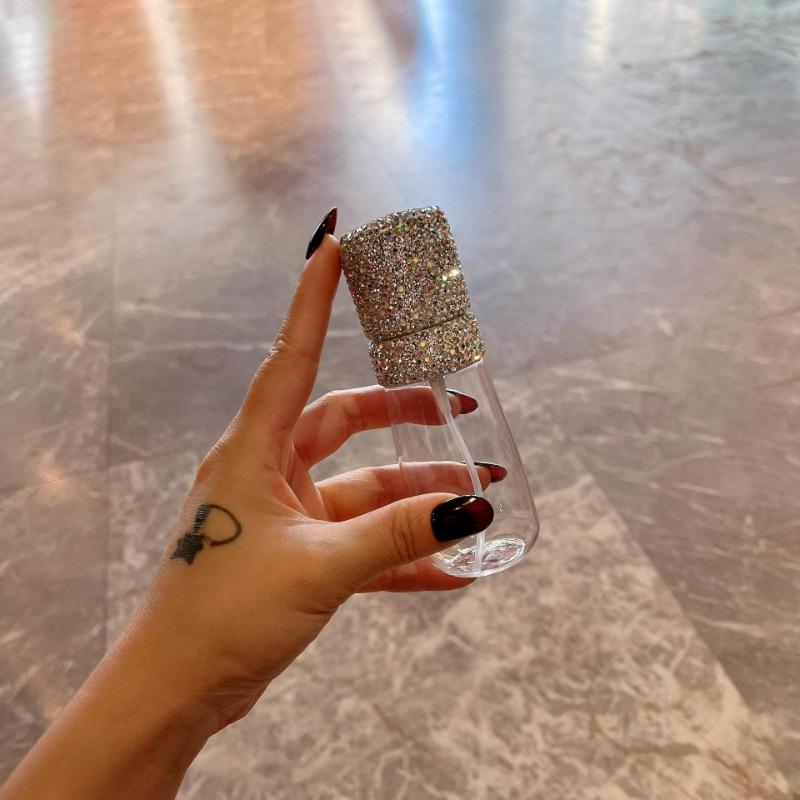 

60 мл флакон-спрей для духов Bling Diamond прозрачный многоразовый распылитель пустая бутылка-распылитель портативный дорожный косметический контейнер