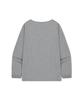 ESCAPEFROM Essentials Waffle Boat Neck Long Sleeve Grey