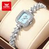 OPK 6058 Luxury Women Watch Elegant Diamond Watches Zircon Bracelet 30M Waterproof Small Dial Quartz Movement Women's Watch