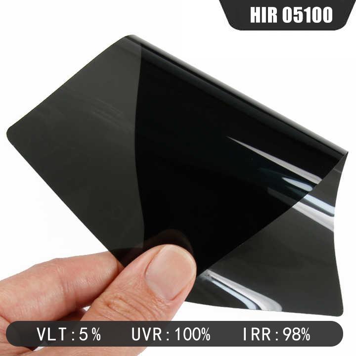 

HIR100% Window Tint Car Solar Film 2Mil Nano Ceramic Foils UV Protection Home Building Sticker Films 5%~75%VLT 50x152