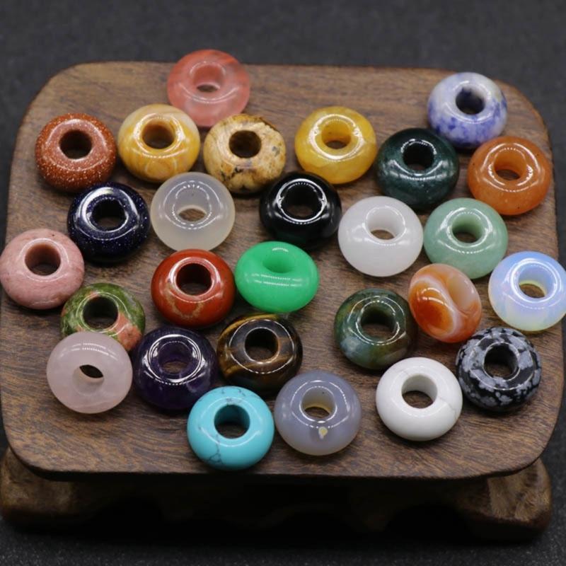 Big Hole Beads For Jewelry Making Necklace Bracelet DIY Findings Hole Size 5MM