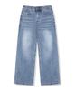 ULIFEZIP [Set] Any Normal Women'S Back Pocket Balloon Wash Wide Denim Pants 9 Colors [Ulzd_0048] (A Type)