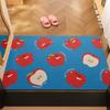 Cartoon Apple Entry Door Floor Mat Can Be Cut Silk Ring, Dirt-Resistant And Easy To Take Care Of, Entrance Door Floor Mat Entry Door Mat