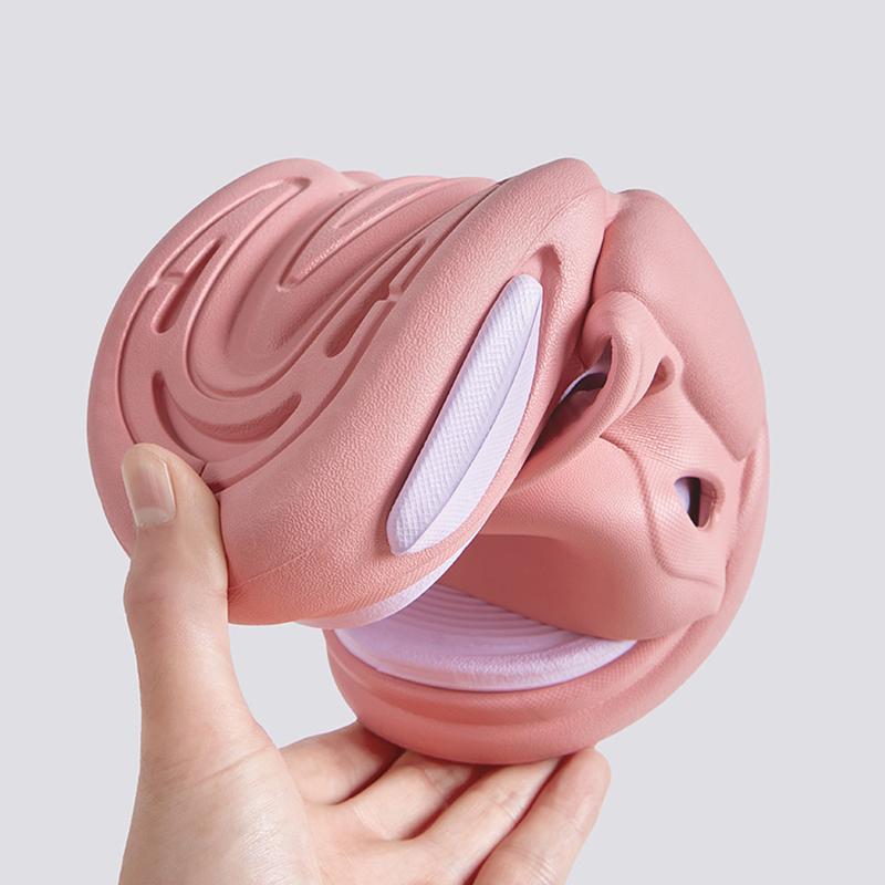 New Unisex Thick Platform Slippers Women 2024 Summer Mixed Color Non Slip Slides Woman Outdoor Beach Flip Flops Couple Shoes 45