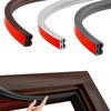 1 Pcs Door And Window Sealing Strips 9mm X 6mm Silicone Weatherstrip For Home Security Soundproofing Draft Proofing