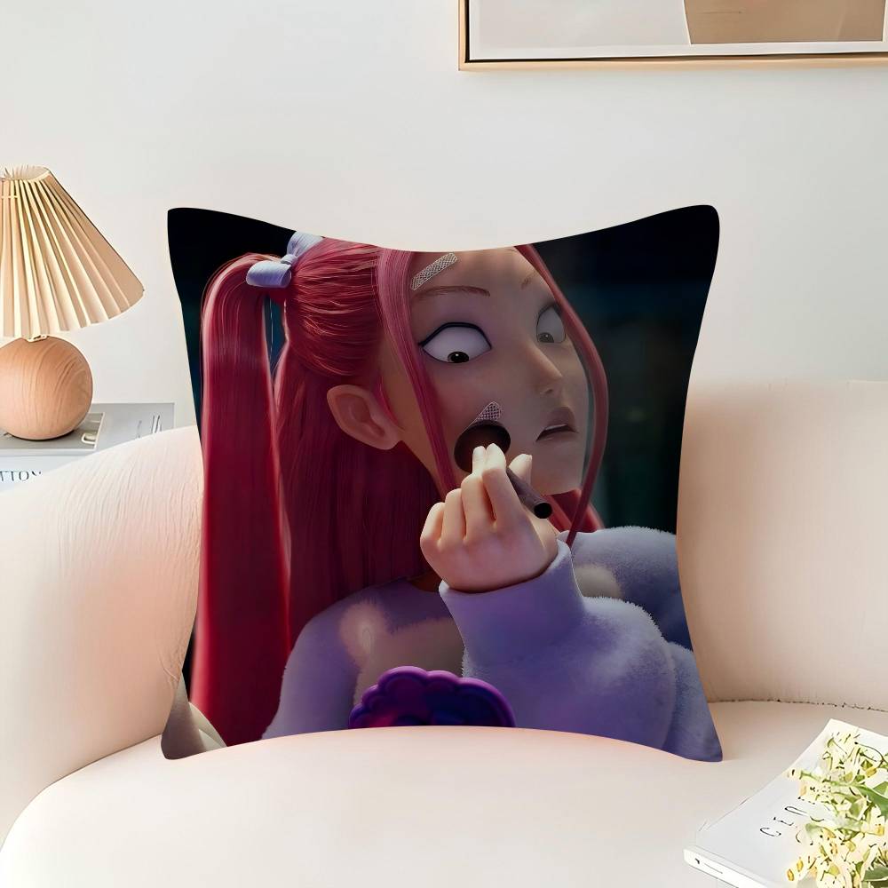 Demon Hunters Mira Throw Pillow Cover 45x45cm Soft Cozy Decorative Pillowcase Covers With Zipper For Couch Sofa Bedroom