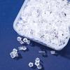 300 Silicone Earplugs & Earring Backs - Transparent Anti-Drop Ear Stud Caps