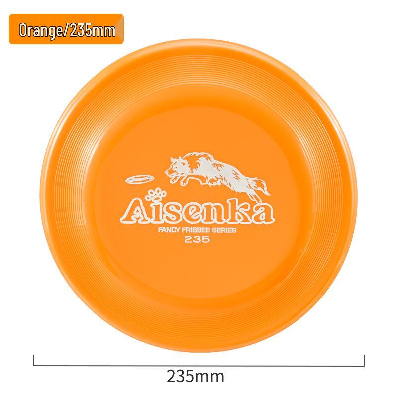 Aisencka Professioneller Wettkampf Hundefriesbee 235-240: Langlebige PE-Trainingsscheibe Haustierspielzeug