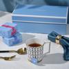 Wedgwood Gilded Age Midnight Blue Mug & Tea Caddy Set