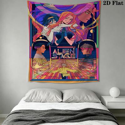 Alien Stage Pattern Home Decor Tapestry, Wall Hanging, Decorative RV Wall Cloth.SGT0917051