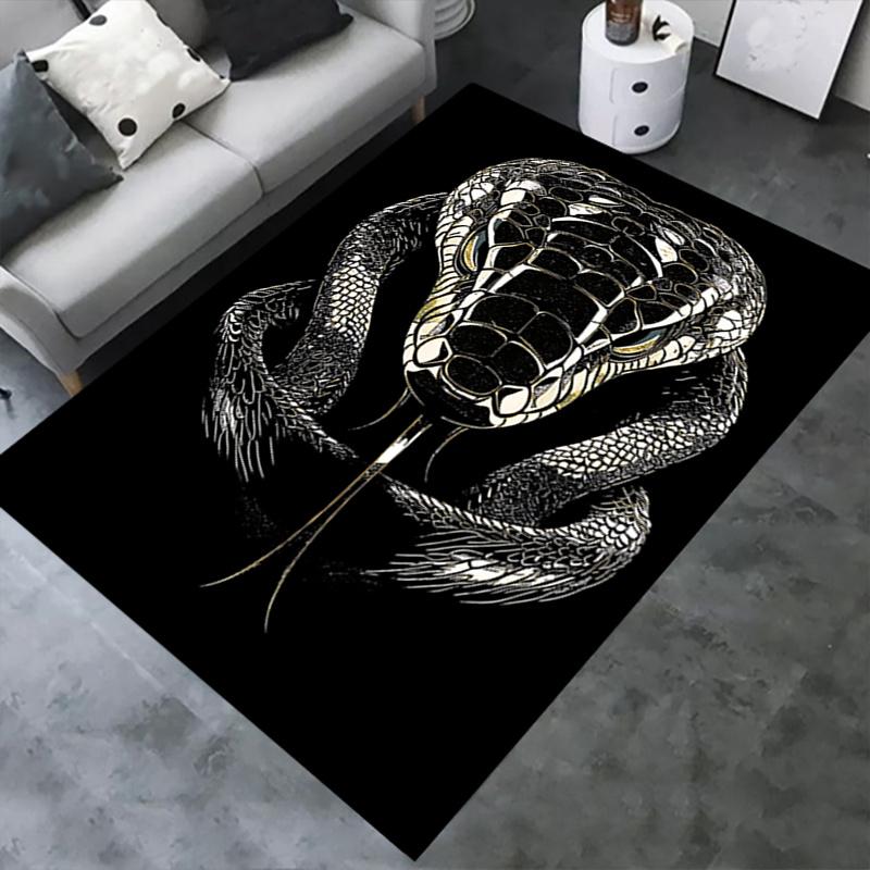 Office Carpet Chair Mat: Luxury Snake Skin Design for Home Decor, Office Use, and Gift Perfect for Bedroom, Living Room, and All Rooms