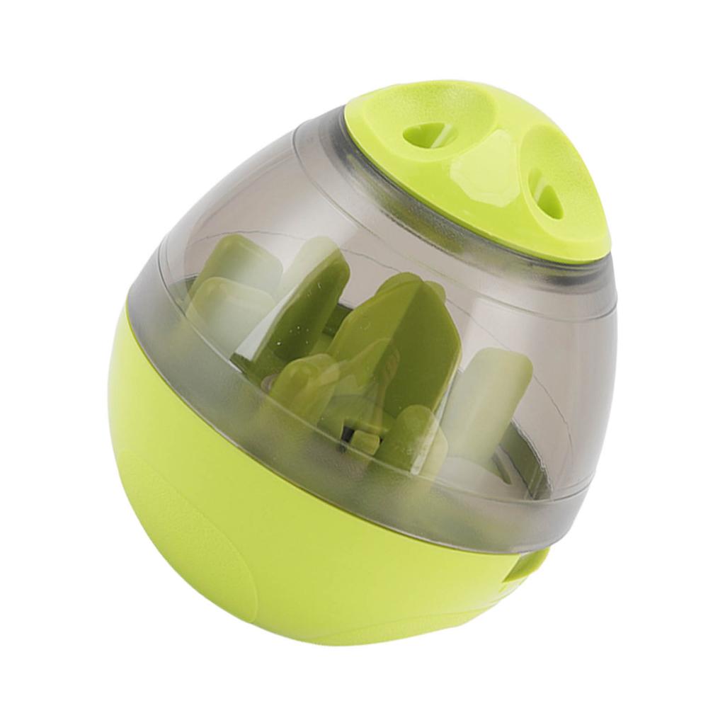 Pet Food Dispensing Ball Interactive Memory Training Dog Slow Feeder Puzzle Toy for Puppy Cat Light Green