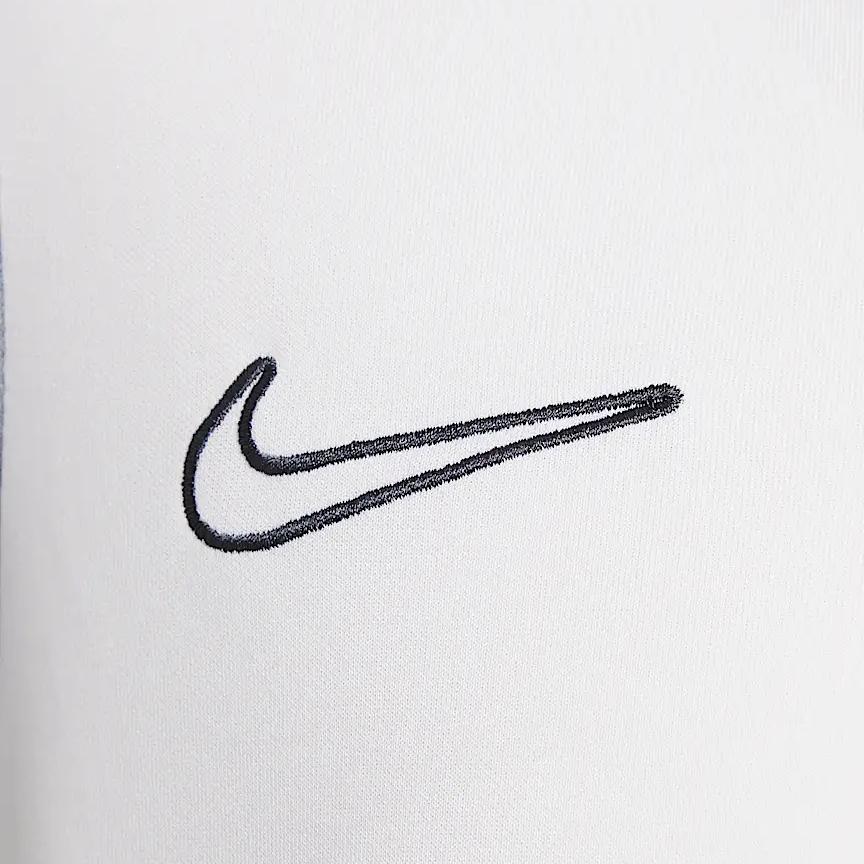 Nike Dri-Fit Academy 25 Dry Comfortable Breathable Quick-Dry Soccer Jersey Short Sleeve Kids Tops White Coal-Black Cool-Gray HJ3716-101