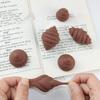 3 Pcs Novelty Funny New Mini Cute Cartoon Poop Squeezing Poop Fidgety Fingertip Squishy Toys Spoofs Props Party Games Kids Toy