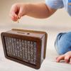 1000/3000/5000/10,000 Euro Money Box Wooden Money Box, Reusable, with Savings Target and Number Box, Home Decoration