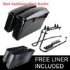 Motorcycle Hard Saddlebags Conversion Bracket Mounts For Harley Softail Heritage Deluxe 1984-2016